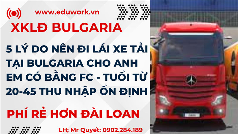 Tuyển Lao Động Nam Giới Có Bằng lái Xe FC Lái Xe Container Xe Đầu Kéo Rơ Móc